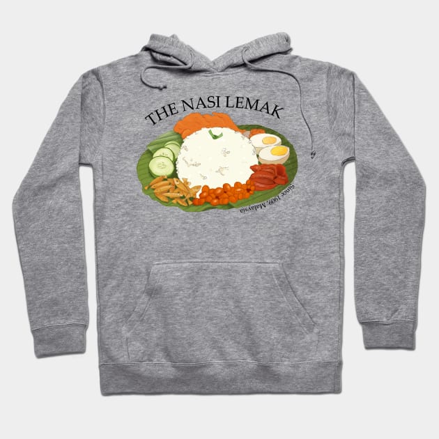 The Nasi Lemak Hoodie by AgnesArt